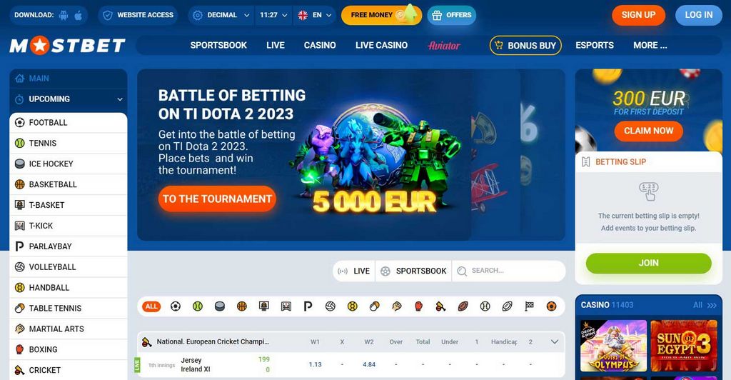 Букмекерская контора Mostbet