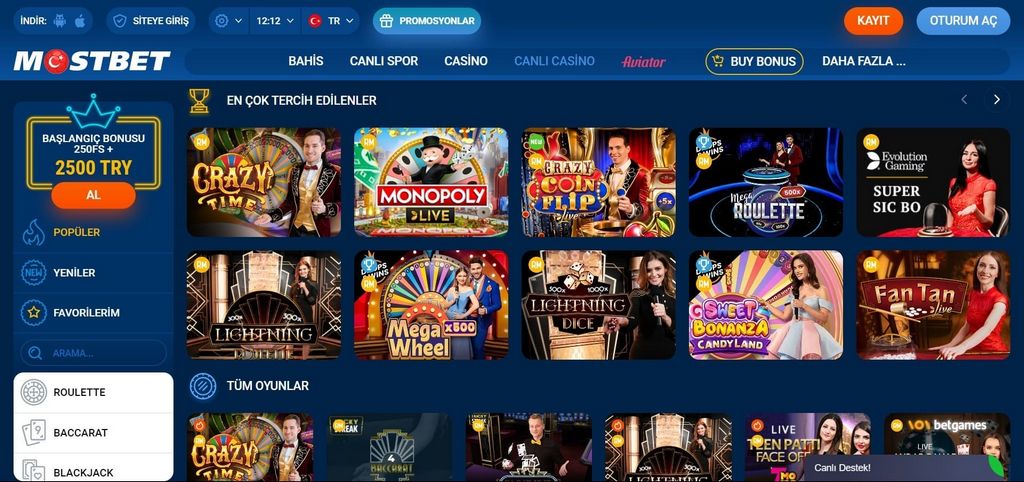 Реєстрація в Mostbet